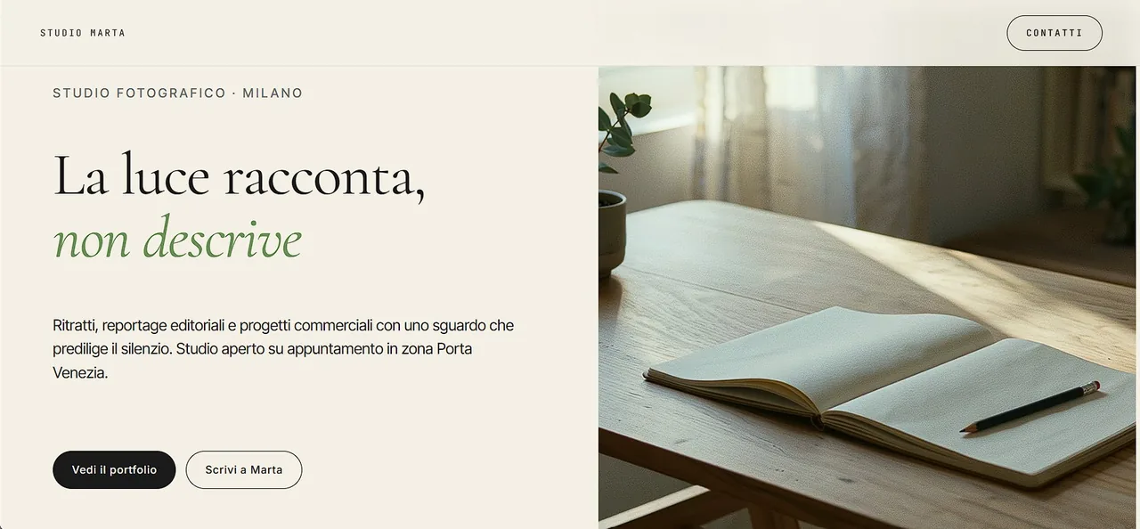Studio Marta — Linen showcase, studio di architettura a Milano